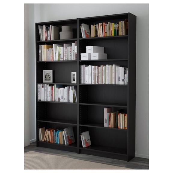 Ảnh JELLY, COMBO bộ 2 Kệ sách 6 tầng SHE_061, 160x28x202cm, kệ gỗ Scandi Home 4