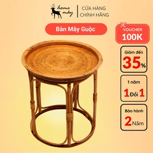Bàn trà mây Fenny HOME MÂY - Sản phẩm lắp ghép đơn giản cho trang trí nội thất