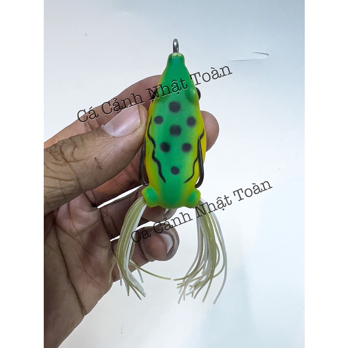 MỒI CÂU CÁ GIẢ NHÁI HƠI 3D CAO CẤP LURE CÁ LÓC GIÁ RẺ MUSTAD HOOK