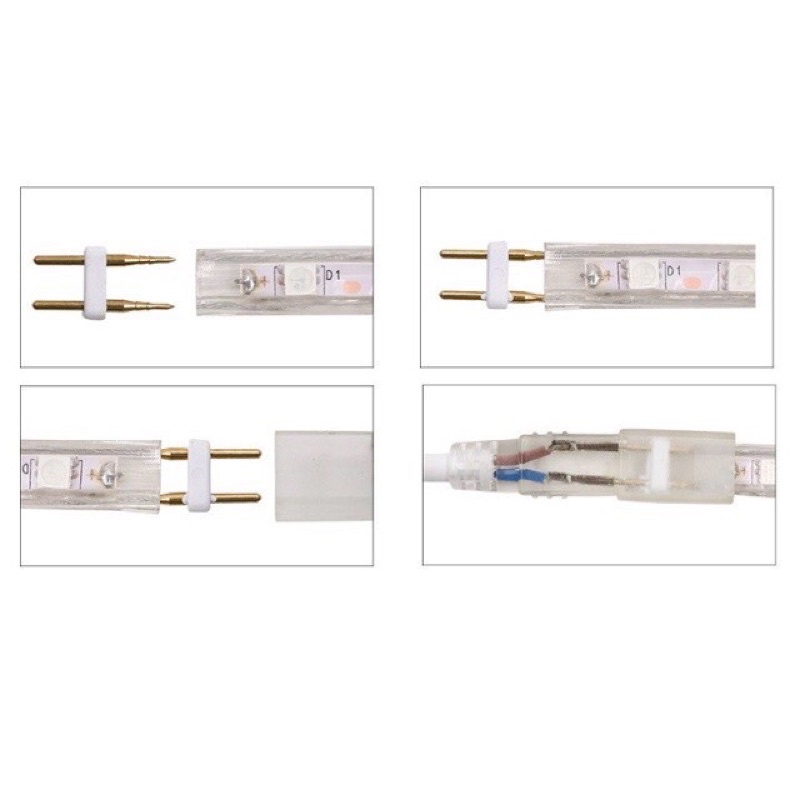 Nguồn Đa Năng Dây Led 2 chân kim điểu chỉnh theo kích thước bản dây led