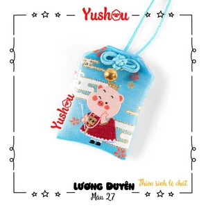 Túi Phước Yushou Tình Yêu Mẫu 27 - Thiên Sinh Lệ Chất - Kiều Omamori Nhật, Có sẵn, Quà tặng ý nghĩa.