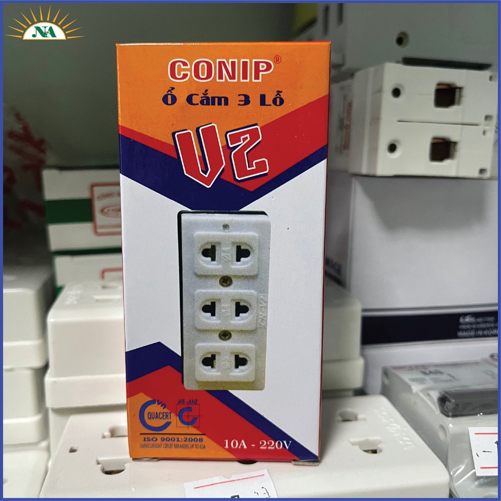 Ổ Ghim 3 Lỗ Sopoka - Ổ Cắm 3 lỗ thường - Chịu Tải 10A | Shopee Việt Nam