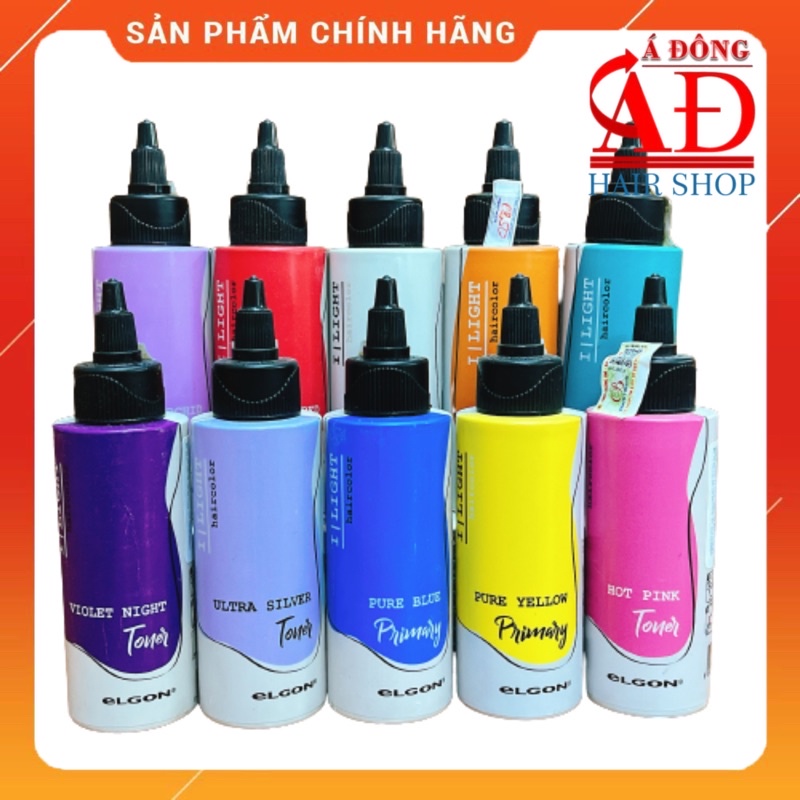 Thuốc nhuộm tóc Ilight Elgon Italy free Anoniac cho tóc level sáng 9+ 100ml (Chai)