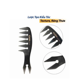 ❌Rẻ Nhất❌ Lược Tạo Kiểu Tóc Nam Texture, Lược Tỉa Tạo Tép Tóc Nữ Răng Thưa to dễ dàng tạo kiểu tóc