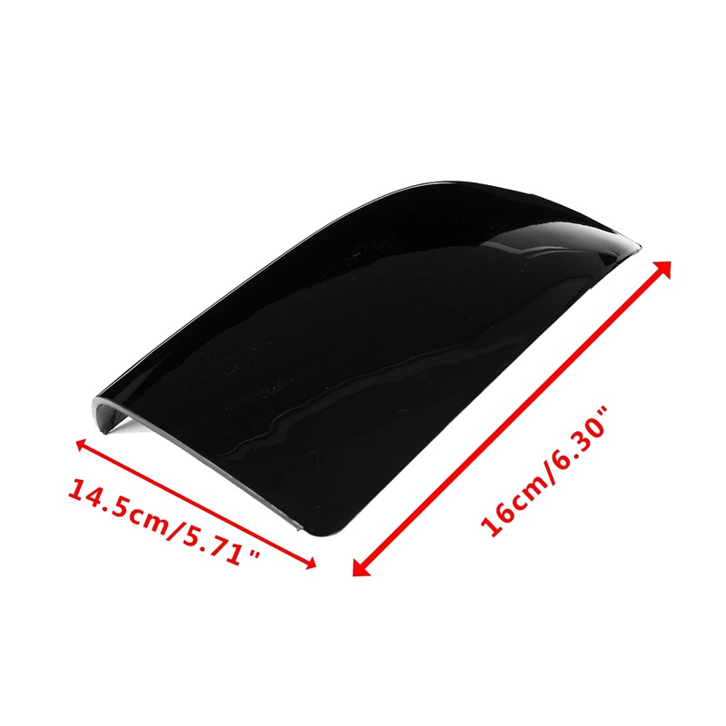 Ốp Gương Chiếu Hậu Xe Hơi Màu Đen Bóng Cho Ford Focus MK2 2005 2006 2007