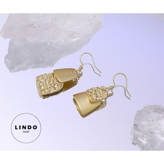 Bông tai thời trang thanh lịch dáng dài LINDO thích hợp đeo đi chơi, dự tiệc