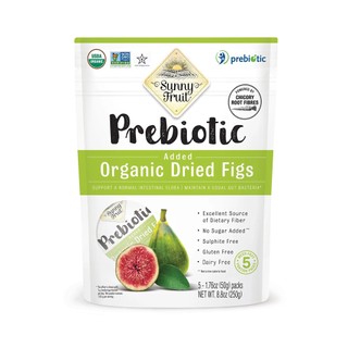 Các loại quả khô Sunny Fruit sung khô, mơ khô có bổ sung thêm Prebiotic