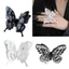 Treeling Hình Bướm Có Thể Điều Chỉnh Mở Punk Gothic Côn Trùng Nhẫn Trang Sức