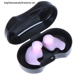1 Cặp Nút Bịt Tai Chống Ồn Bằng Silicon Mềm Có Thể Tái Sử Dụng Dùng Khi Ngủ