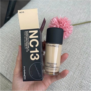 Kem nền MAC Studio Fix Fluid SPF 15 màu NW18 / NC25 / NC12 / NC13 /  |  Shopee Việt Nam