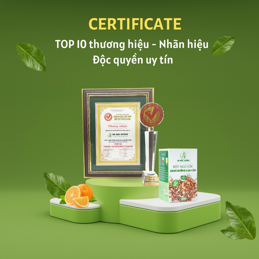 Combo 6 hộp  + Tặng thêm 1 hộp bột ngũ cốc dinh dưỡng An Mộc Hương 21 loại hạt