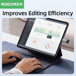 Rocoren OTG Adapter USB Type C Nam Sang USB A 3.0 3.2 Nữ Chuyển Đổi Cho MacBook Samsung Android TypeC USBC Đầu Nối OTG