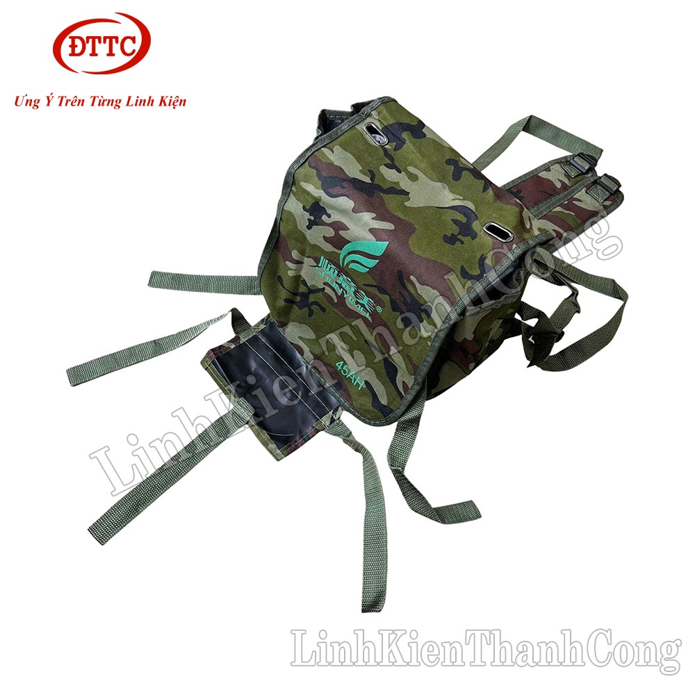 Balo Đựng Bình Acquy Nhiều Size Đựng Bình 12V 30Ah, 45Ah Vải Rằn Ri ...