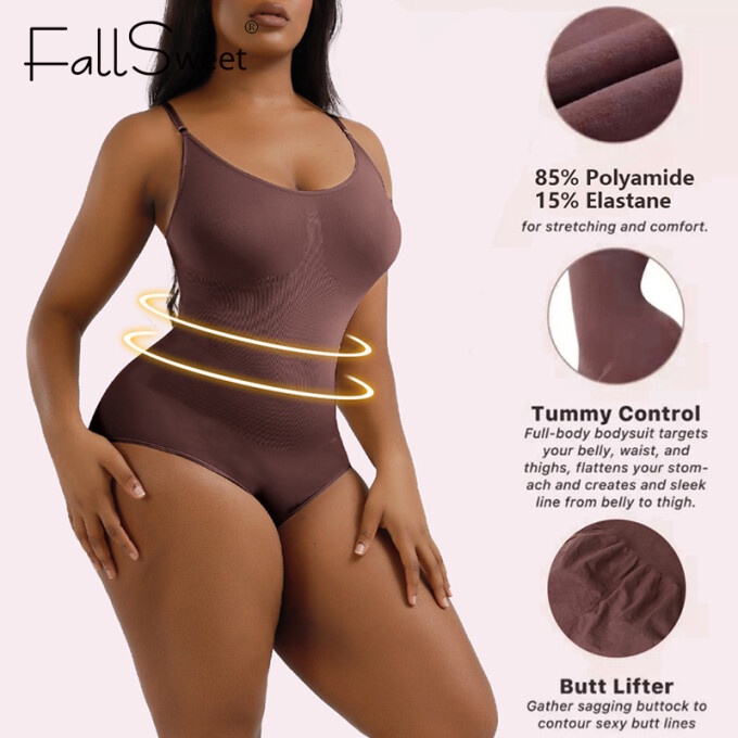 Ảnh FallSweet Bộ Bodysuit Định Hình Dáng Toàn Thân Nâng Mông Quyến Rũ Cho Nữ 4
