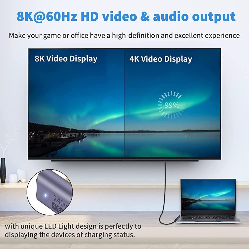 Bộ chuyển đổi STABFOAM Type C Nam sang Nữ Chuyển dữ liệu Laptop USB C