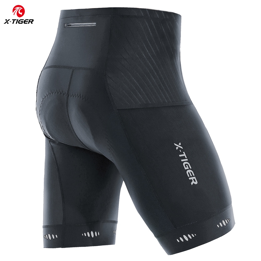 [Fulfilled by Shopee]Quần Short Đạp Xe Có Đệm Mút 5D Chống Trượt Thoáng Khí Phối Nhiều Túi