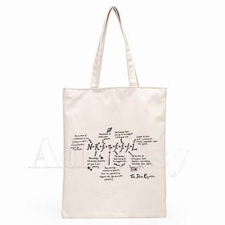 Công thức toán học Công thức phương trình Nam Túi Tote Unisex Túi vải Túi mua sắm In hình Túi đeo vai thông thường có thể gập lại 8V30