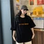 Áo phông màu đen tay lỡ form rộng local brand có bigsize 100kg cặp đôi cổ tròn trắng, đen MY DNA by May Minh Thành Brown