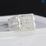 Nhẫn nam bạc bản vuông đính đá NNA0367 - Trang Sức TNJ — ảnh 5