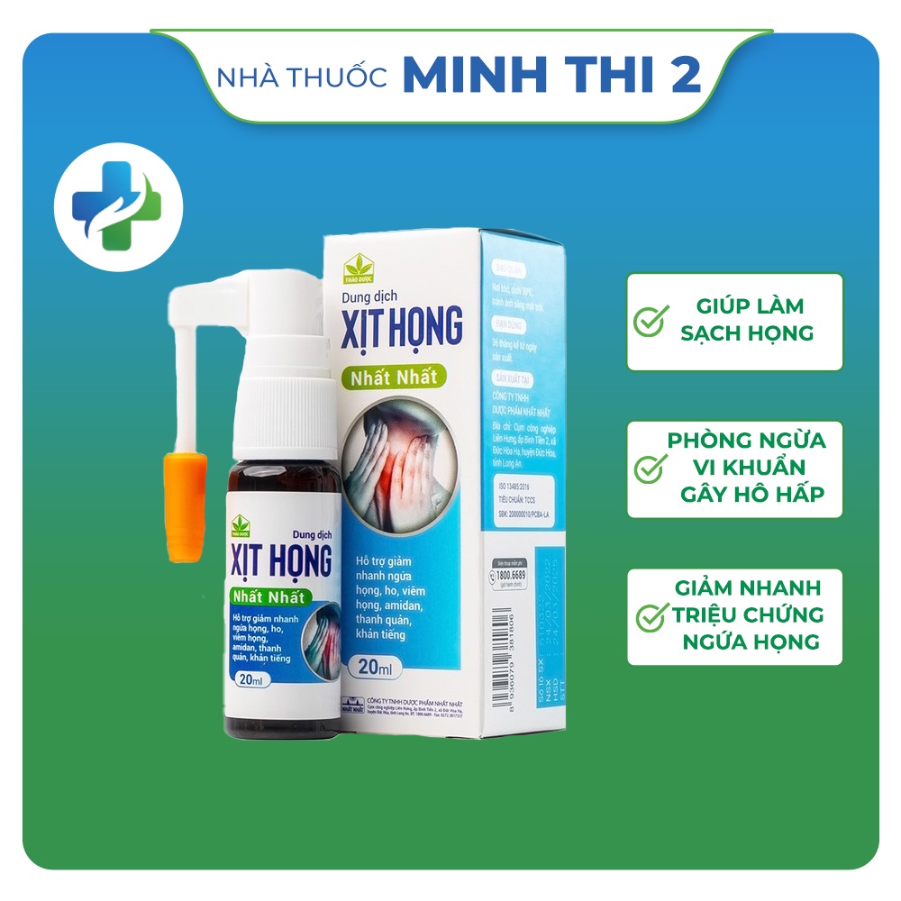 Thương hiệu nào nổi tiếng sản xuất xịt họng nhất nhất cho trẻ em?
