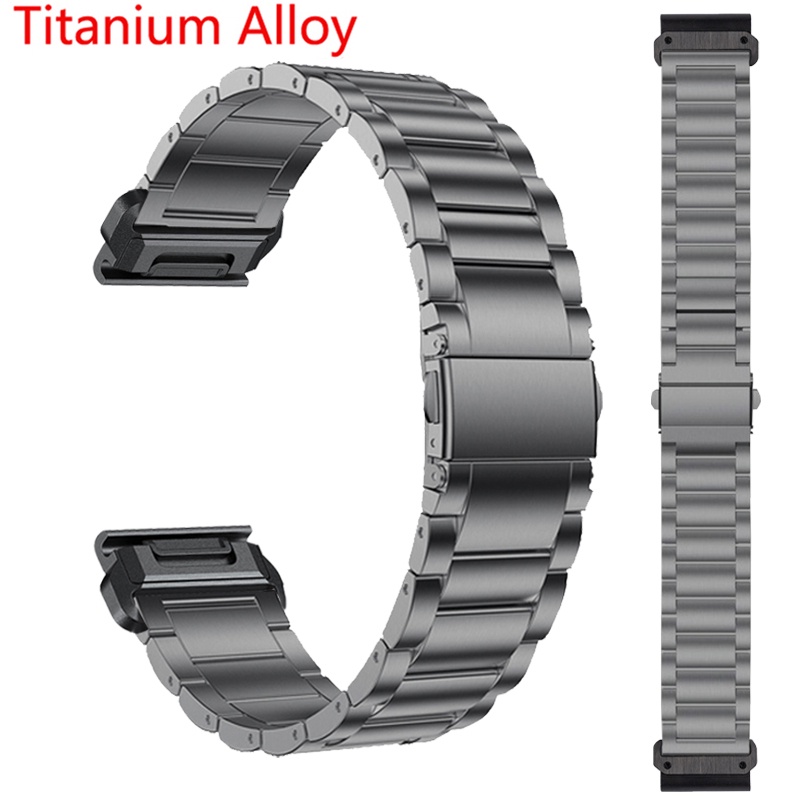 Dây đeo hợp kim titan 22mm 26mm trọng lượng nhẹ kim loại vừa vặn