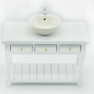 Nhà Vệ Sinh Thu Nhỏ Nội Thất Mini Cảnh Mô Hình Đạo Cụ Chụp Ảnh Bồn Tắm Chậu Rửa