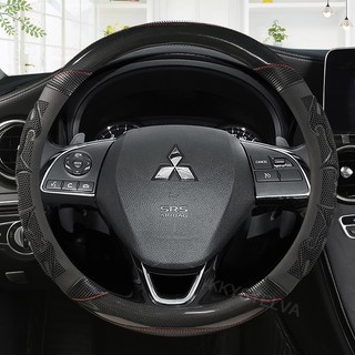 Bọc vô lăng ô tô 38cm 15 "Dành cho Mitsubishi ASX RVR Pajero Sport Outlander PHEV Airtrek Grandis lancer evo Eclipse Cr