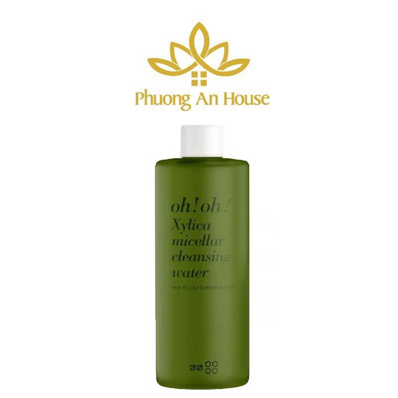 Nước tẩy trang chuyên sâu oh!oh! Xylica Micellar Cleansing Water (1% Cica Complex & Xylitol) (500ml)