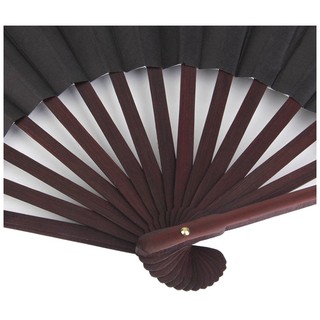 Quạt Gấp 33cm Màu Đen Viết Thư Pháp Cho Nam