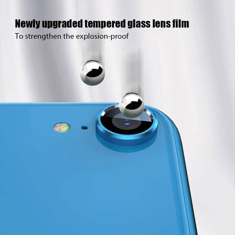 Kính Cường Lực Bảo Vệ Camera Sau Bằng Kim Loại Cho iPhone 7 8 iPhone SE 2020 2022 SE3