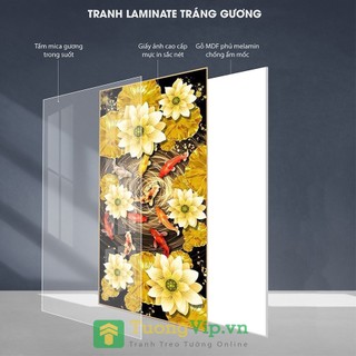 Tranh Sơn Dầu Phong Cảnh Châu Âu - Tranh Treo Tường Laminate Tráng Gương