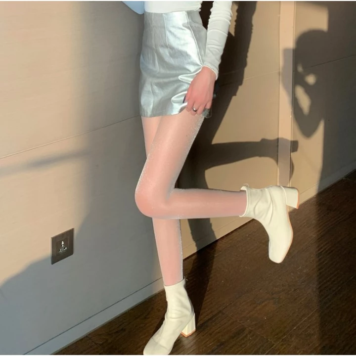 Quần tất ánh nhũ bling bling quần tất kim tuyến phong cách sexy, quần tất giấy blink quần tất che khuyết điểm - Ngvinha2