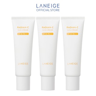 [HB gift] Bộ 3 Kem chống nắng Laneige Radian-C Sun Cream SPF 50+ PA++++10ml x 3