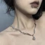 YOI Không Đều Ngọn Lửa Dây Chuyền Vòng Cổ Choker Trang Sức Vòng Cổ Cá Tính Cho Nữ