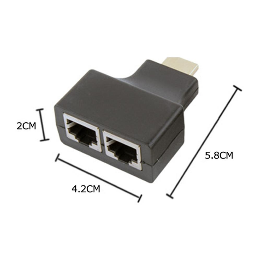 Thiết Bị Chuyển Đổi Tín Hiệu HDMI 1080P Cat5e Cat 6 Ethernet RJ45 Lan ...