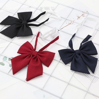 Nơ Đeo Cổ Đồng Phục Học Sinh / Hóa Trang Lolita Màu Trơn Dễ Thương
