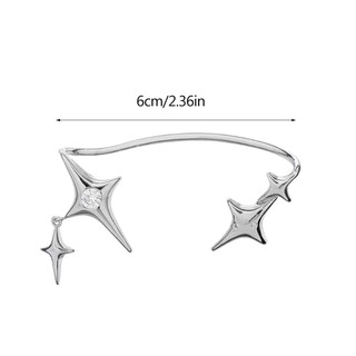 Fine Star Ear Cuff Wrap Non-Piercing Dangle Bông Tai Sụn Leo Bông Tai Trang Sức Thời Trang Sinh Nhật Cho Nữ Cô Gái