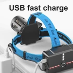 SmilingShark TD2003 đèn pin đội đầu led Siêu Sáng 10000Lm Chống Thấm Nước Kèm Sạc USB Tiện Dụng Cho Người Lớn / Săn Bắt / Cắm Trại — ảnh 8
