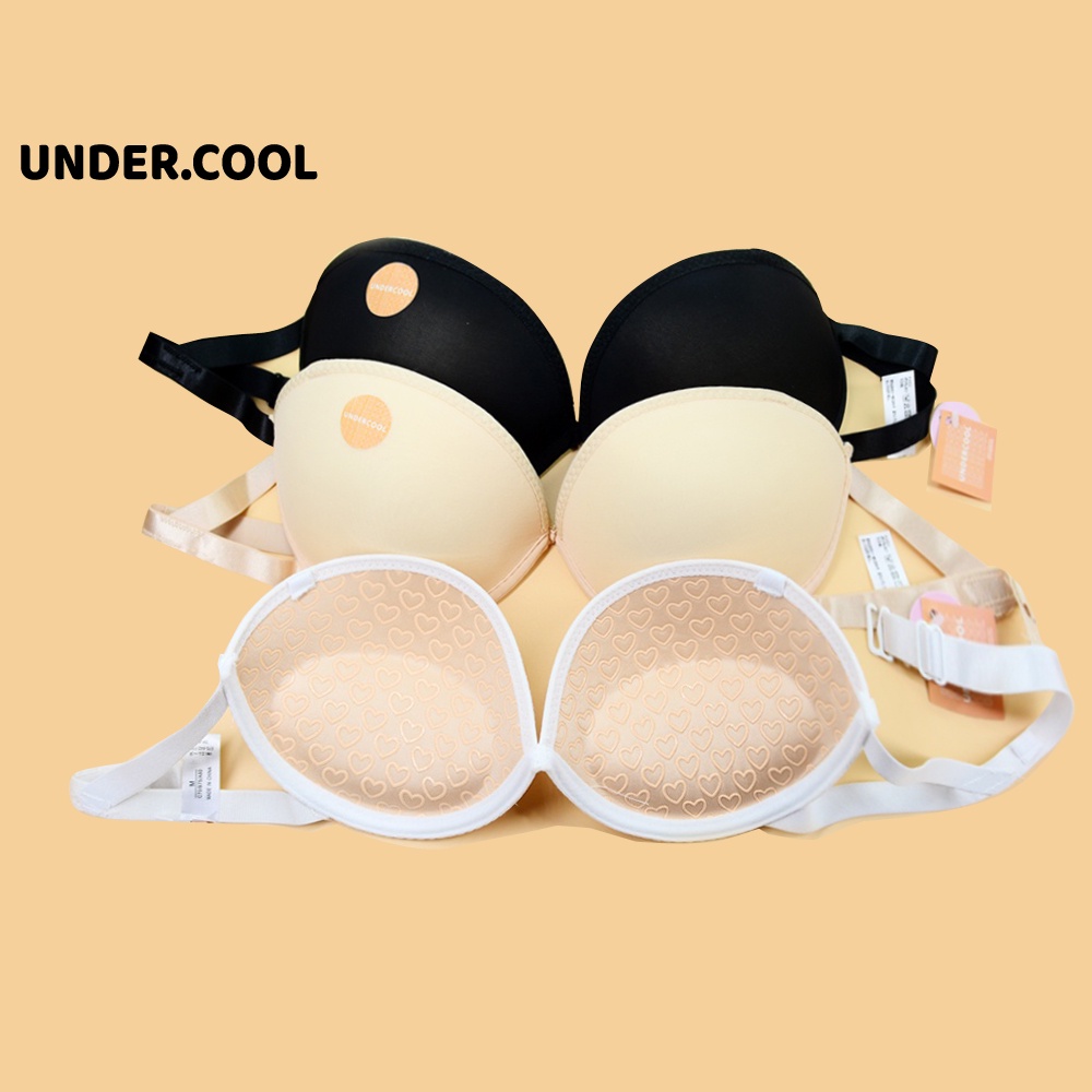 Áo Cúp Ngực Lót đẩy UNDERCOOL Đệm Tim Chống Tụt Không Dây Đẩy Ngực AL01