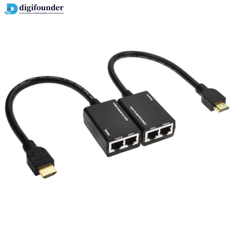 Thiết Bị Chuyển Đổi Tín Hiệu HDMI 1080P Cat5e Cat 6 Ethernet RJ45 Lan ...
