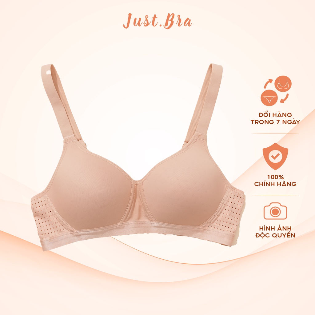 Áo ngực Just Bra dành cho nàng ngực lớn, chất liệu su thông hơi mềm mại thoáng mát AB352 spe