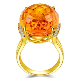 ♥Nhẫn Mạ Vàng 18k Đính Đá Sang Trọng 28.5ct