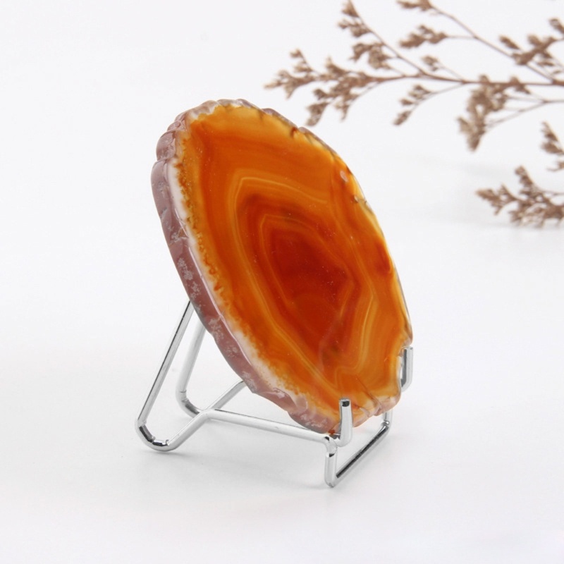 Giá đỡ hiển thị đá quý đa năng với khung kim loại, phù hợp trưng bàyagate và geode