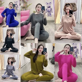 Set thun lạnh ủ kem vải đẹp giá tốt đủ màu KO - HNCloset