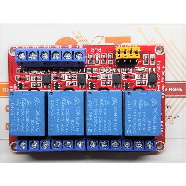 Module 4 Relay 5V Với Opto Cách Ly Kích H/L | Shopee Việt Nam