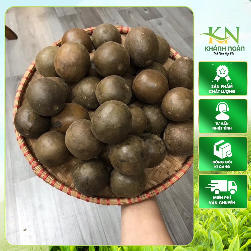 Quả La Hán Khô Nguyên Quả | Quả Chắc Đặc Ruột Thơm Ngọt Thanh Hàng Đẹp Không Vụn Vỡ 500gr