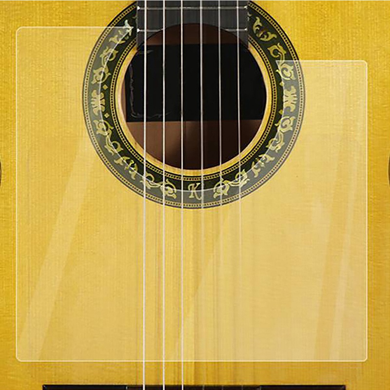 Tấm bảo vệ cổ điển dân gian trong suốt Pickguard chống trầy xước cho các bộ phận đàn guitar Flamenco