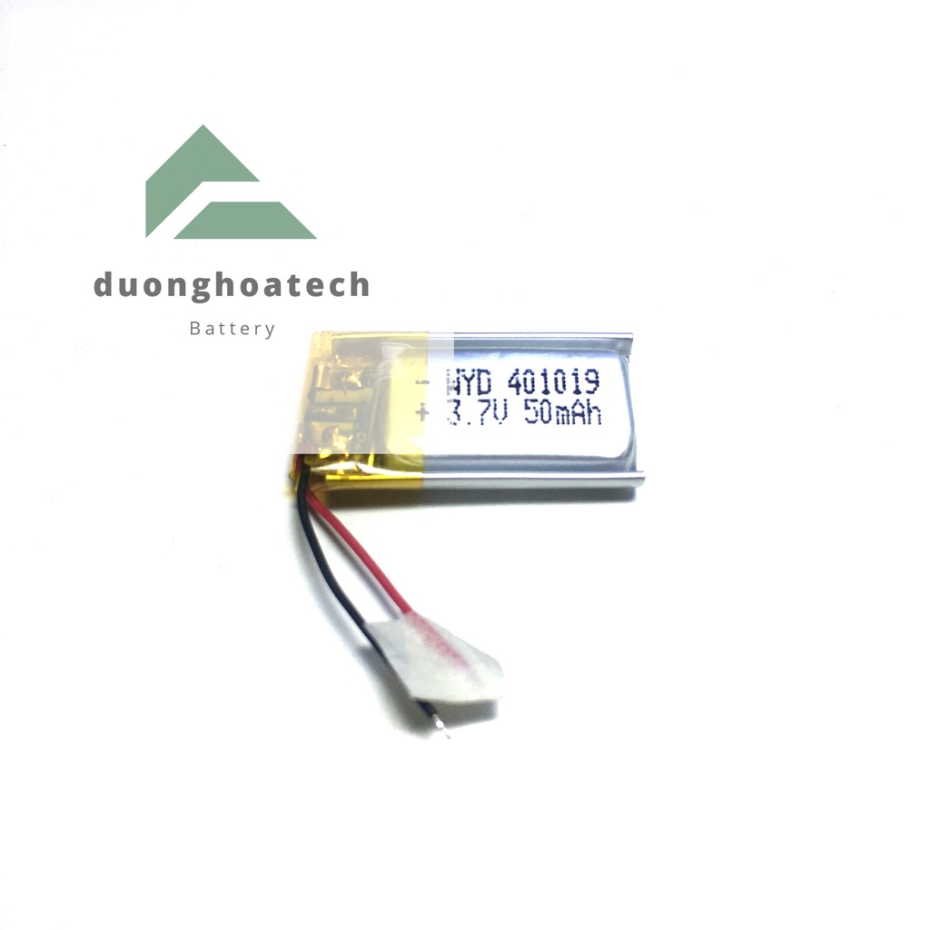 Pin Polymer 3.7V 401019 50mAh Siêu Nhỏ Siêu Nhẹ Dùng cho Tai nghe ...