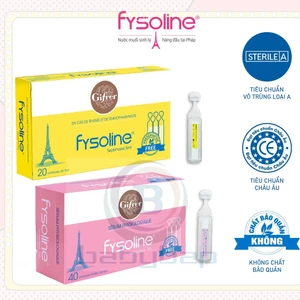 Fysoline - Nước muối sinh lý Fysoline Pháp - Vệ sinh mắt, mũi, miệng cho bé
