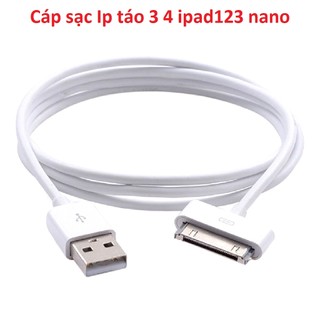 CáP SạC Truyền Dữ LiệU USB Cho iP táo 4 4s 3G iPodNano/IPAD123